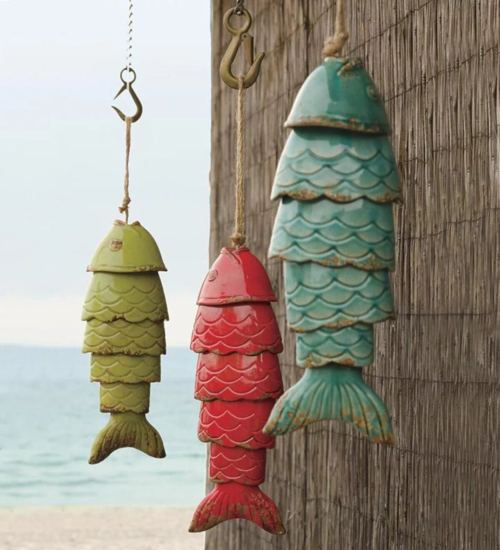 🎏🎏Colored Koi Fish Wind Chime - FOFOPO