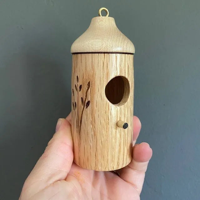 🐦WOODEN HUMMINGBIRD HOUSE-GIFT FOR NATURE LOVERS - FOFOPO