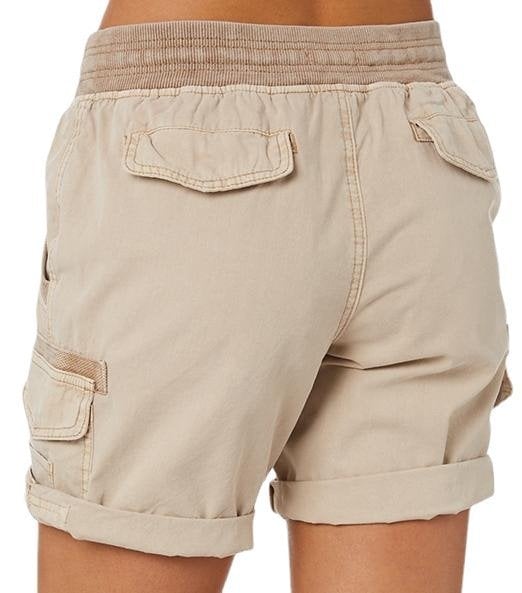 High waist ladies casual loose shorts - FOFOPO