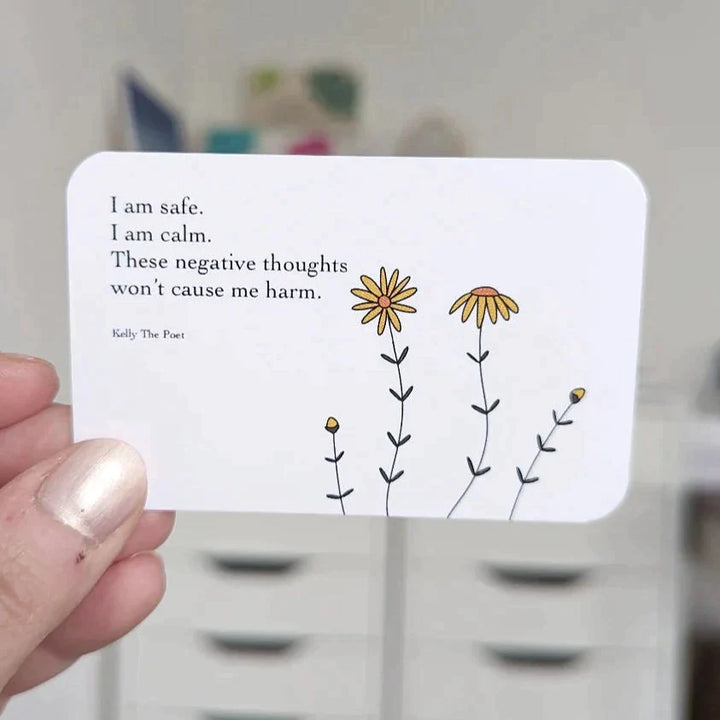 Anxiety Relief Pocket Poems/Anxiety Affirmations Card Pack - FOFOPO