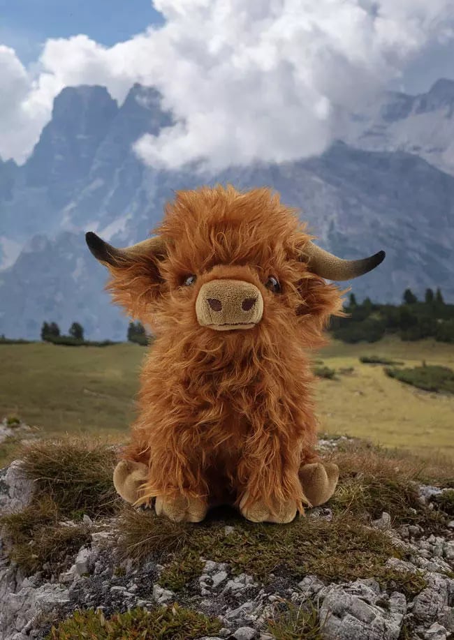 🐂Eco-Friendly Scottish Highland Cow Soft Plush Toy - FOFOPO