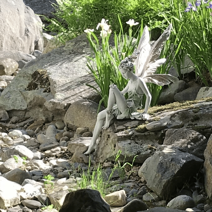 Sitting Fairy Statue - FOFOPO