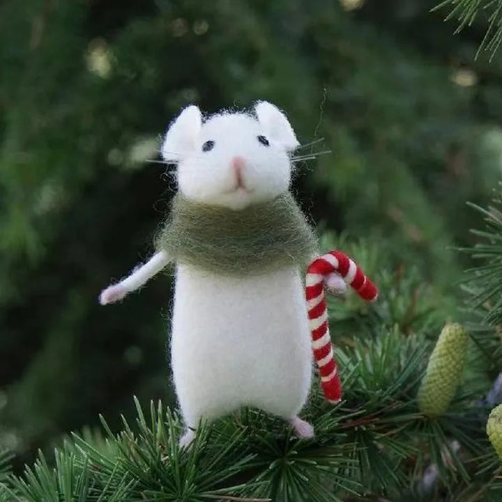 🐭Cute Felt Mouse Ornament - FOFOPO