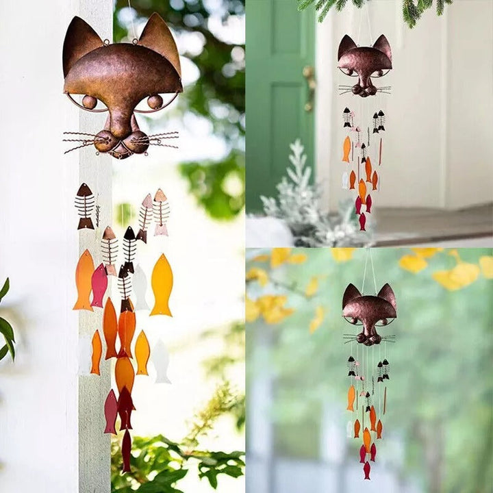 Handicraft Metal Fun Catfish Wind Chime🎐 - FOFOPO