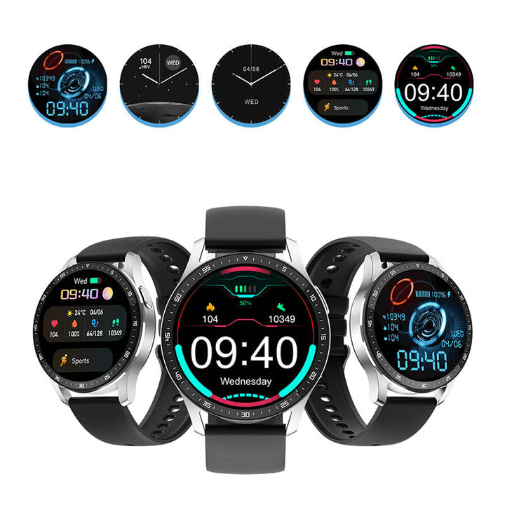 Waterproof Smart Sports Watch with Integrated Earphone - Versatile Fitness Companion for Android & IOS Users, Ideal for Active Lifestyles - FOFOPO