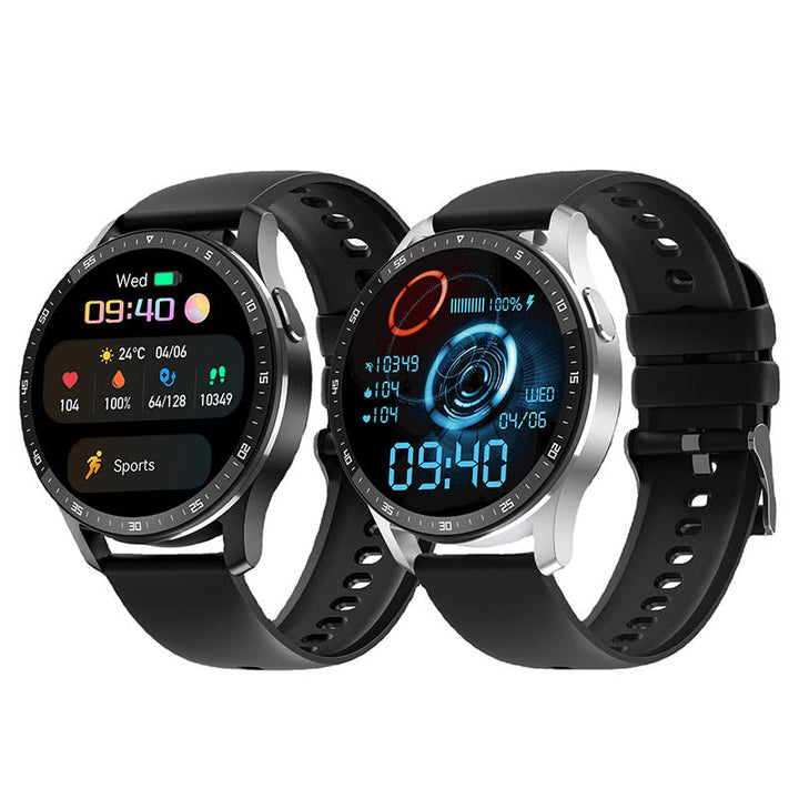 Waterproof Smart Sports Watch with Integrated Earphone - Versatile Fitness Companion for Android & IOS Users, Ideal for Active Lifestyles - FOFOPO