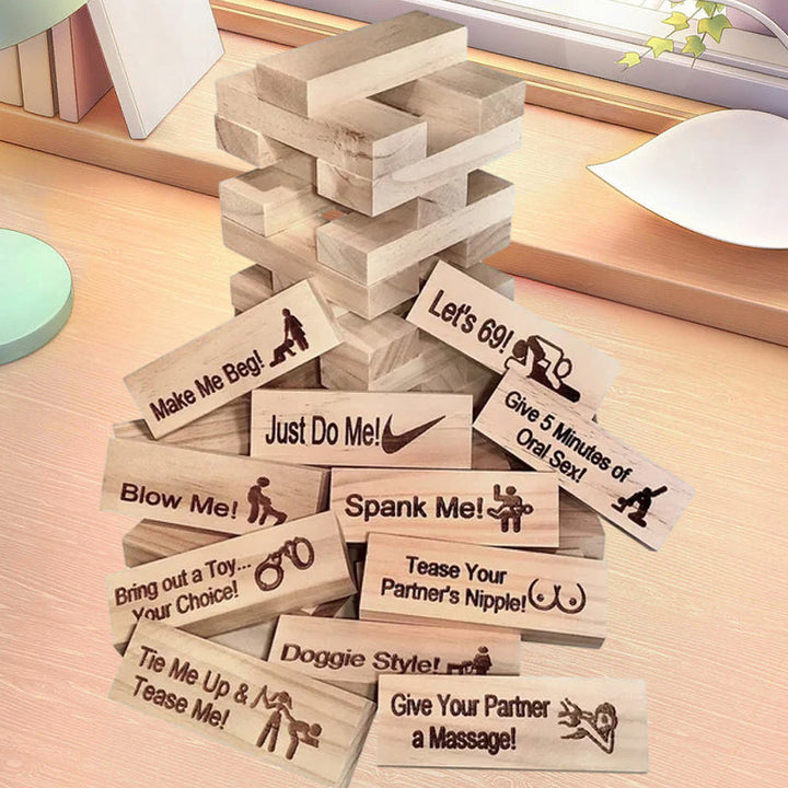 Super Naughty Block Tower Jenga Game - FOFOPO