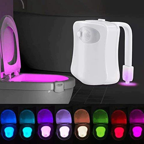 Toilet night light - Motion sensor activated - LED light - 8 colors - 16 colors - FOFOPO