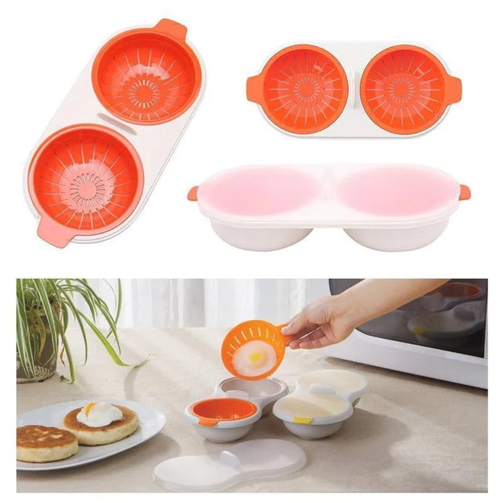 Portable egg cooker for microwave - FOFOPO