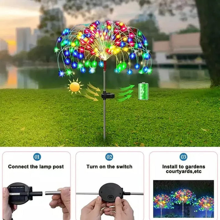 🎁Waterproof Solar Garden Fireworks Lamp - FOFOPO