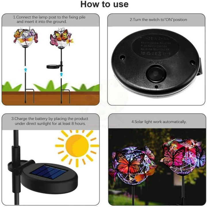 🦋49% OFF - Solar Butterfly Stake Lights 🦋 - FOFOPO