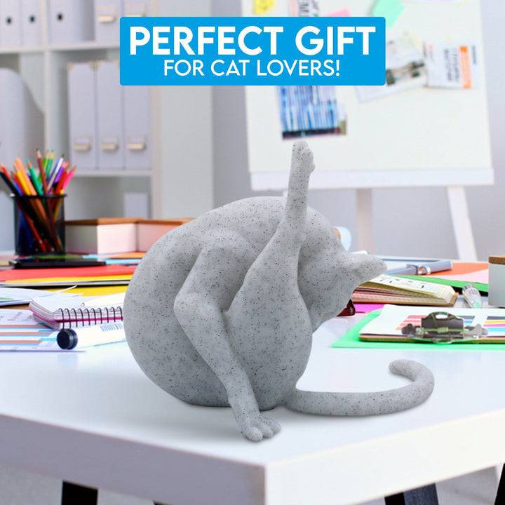 🐱No Shame Cat Sculpture | Funny Cat Figurine - FOFOPO