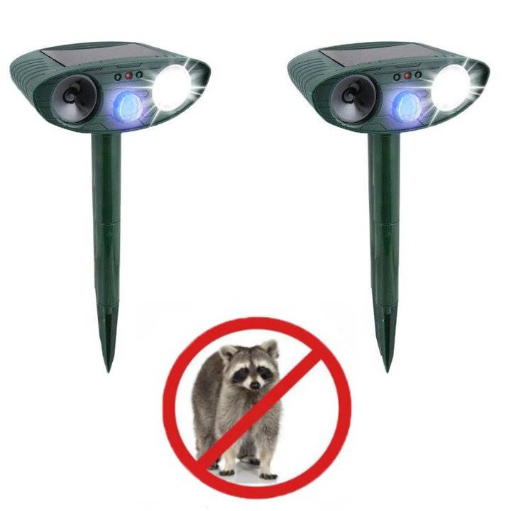 Raccoon Outdoor Ultrasonic Repeller - Solar Powered - FOFOPO