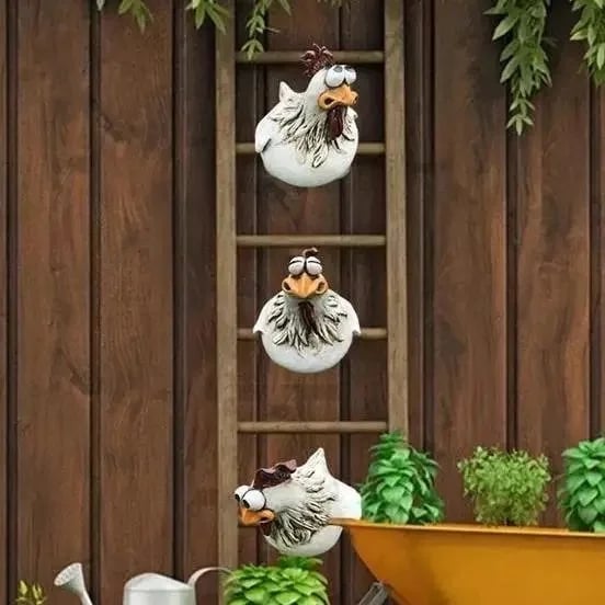 🔥Funny Chicken Garden Fence Decoration - FOFOPO