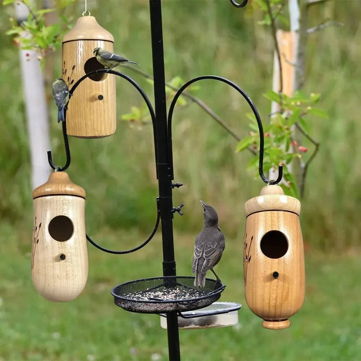 🐦WOODEN HUMMINGBIRD HOUSE-GIFT FOR NATURE LOVERS - FOFOPO