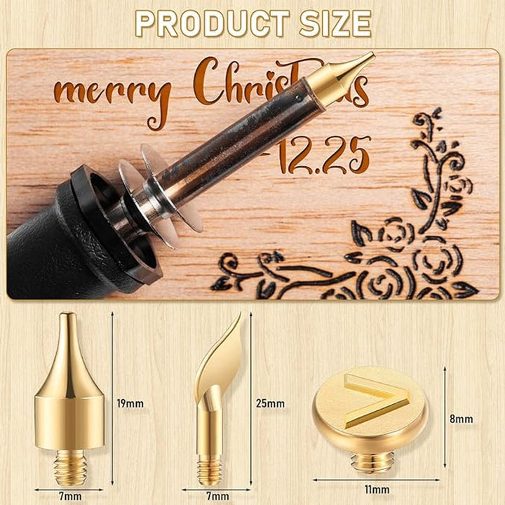 26 Letters Copper Mold —DIY Wood Burning/Carving Set - FOFOPO