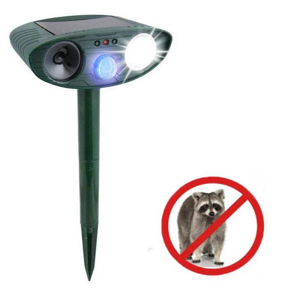 Raccoon Outdoor Ultrasonic Repeller - Solar Powered - FOFOPO