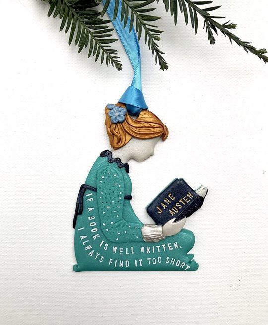 Book Lovers Heart Ornament - FOFOPO