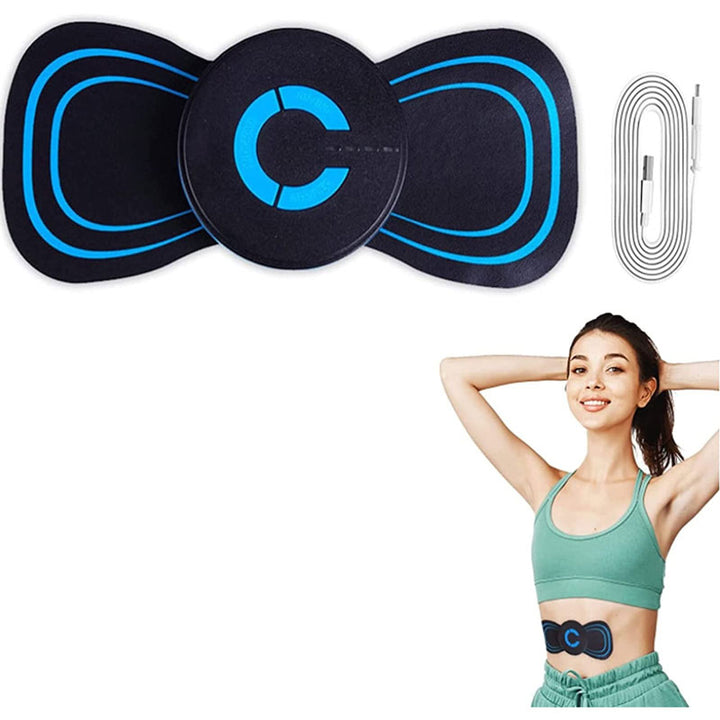 Microcurrent EMS Mini Massage Device Portable Electric Neck Massager for Pain Relief - FOFOPO