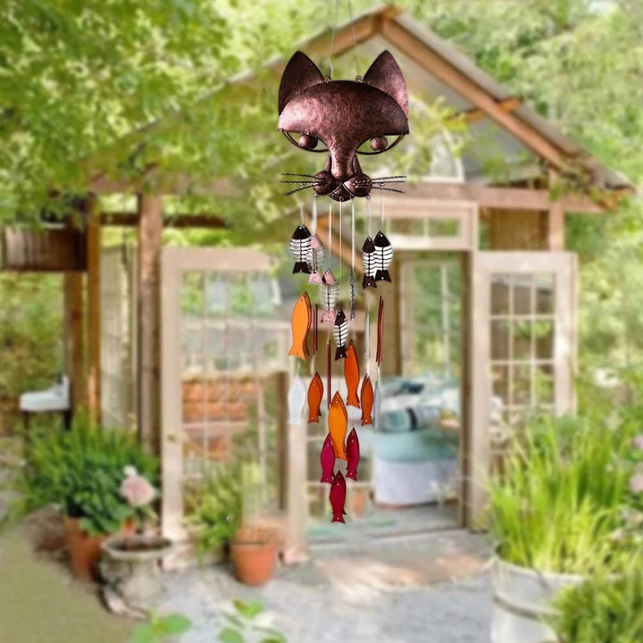 Handicraft Metal Fun Catfish Wind Chime🎐 - FOFOPO