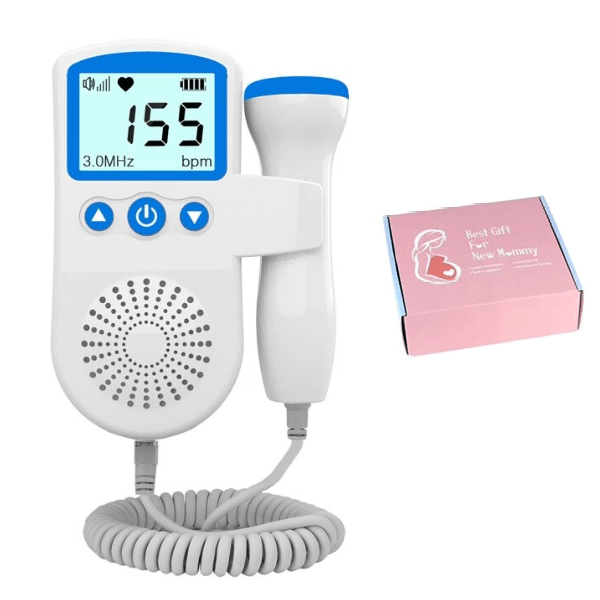 FETAL DOPPLER HEART RATE MONITOR HOME PREGNANCY BABY FETAL HEART RATE SOUND DETECTOR - FOFOPO