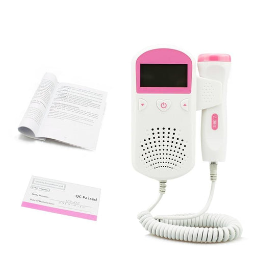 FETAL DOPPLER HEART RATE MONITOR HOME PREGNANCY BABY FETAL HEART RATE SOUND DETECTOR - FOFOPO