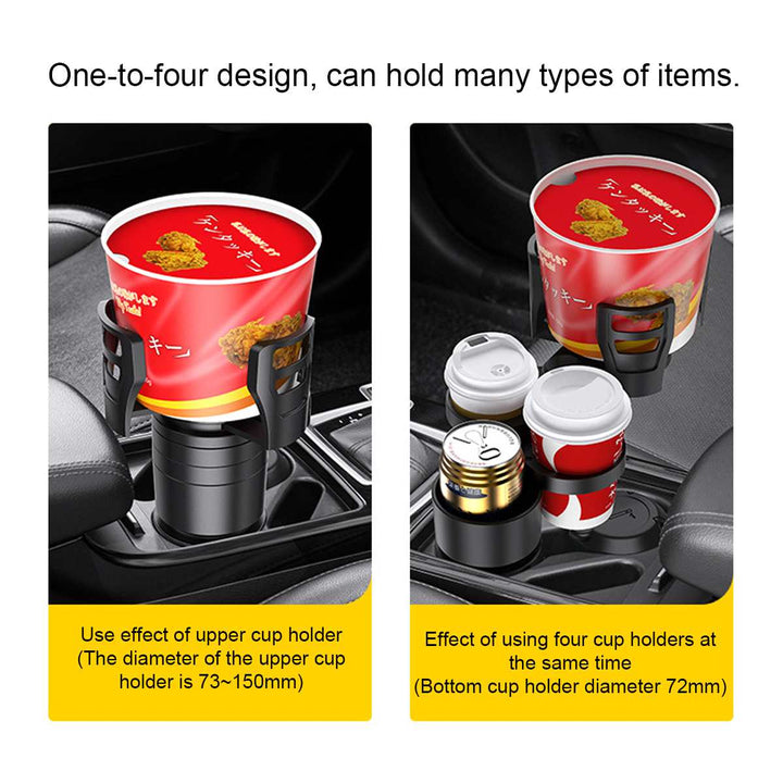 4 in 1 Multifunctional Universal Insert Car Cup Hold - FOFOPO