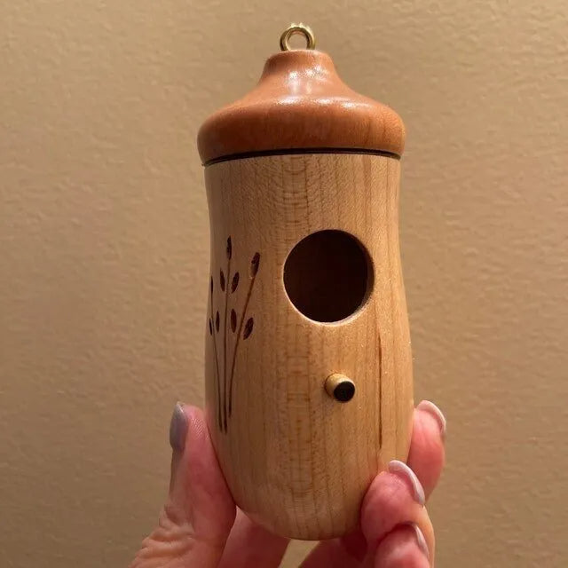 🐦WOODEN HUMMINGBIRD HOUSE-GIFT FOR NATURE LOVERS - FOFOPO