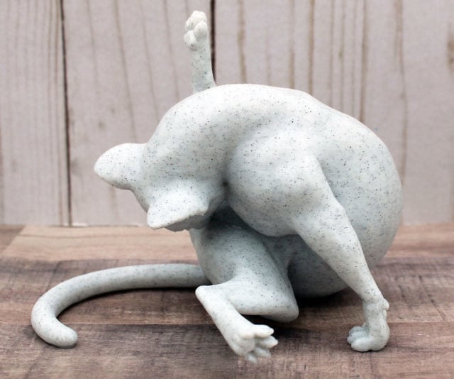 🐱No Shame Cat Sculpture | Funny Cat Figurine - FOFOPO