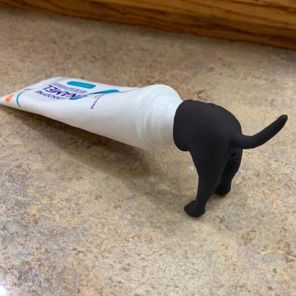 🐶 Pooping Dog Butt Toothpaste Topper | Funny Gift - FOFOPO