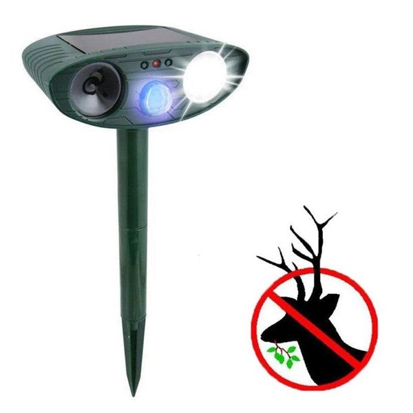 Ultrasonic Deer Repeller Solar Powered, Keep Deer out of Garden - FOFOPO