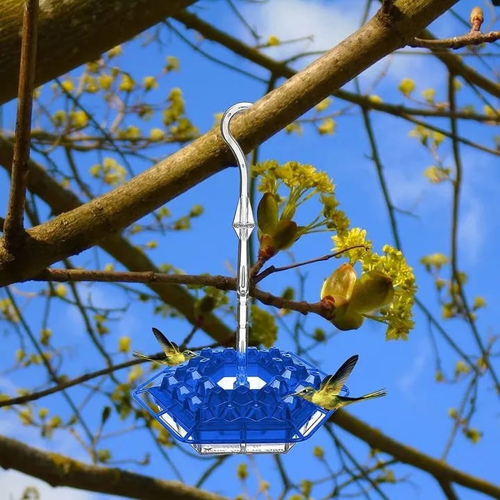 ANT PROOF HUMMINGBIRD FEEDER OUTDOOR HANGING PERCH - FOFOPO