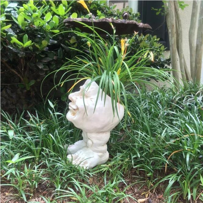 Mugglys Face Statue Planter - FOFOPO