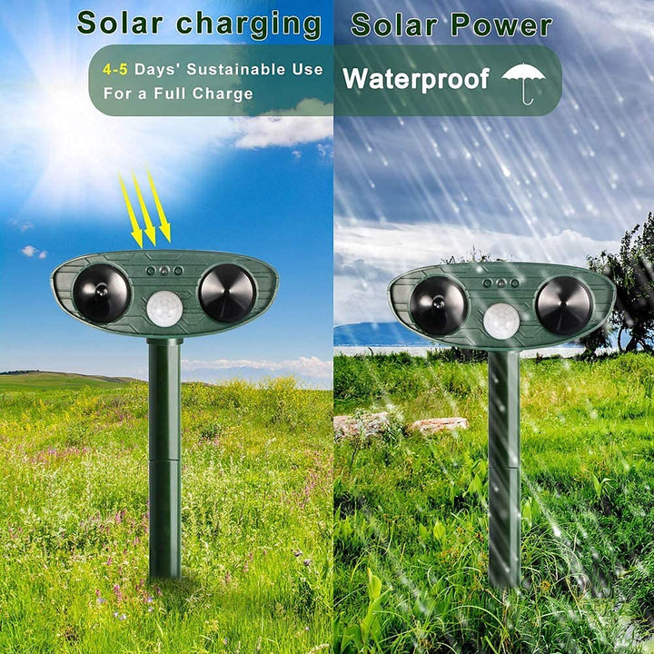 Raccoon Outdoor Ultrasonic Repeller - Solar Powered - FOFOPO