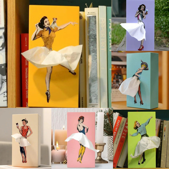 Flying Skirt Tissue Box - FOFOPO