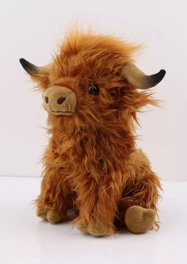 🐂Eco-Friendly Scottish Highland Cow Soft Plush Toy - FOFOPO