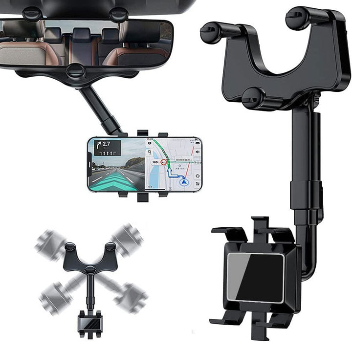 360 Degree Rotatable & Retractable Car Phone Holder Mount - FOFOPO