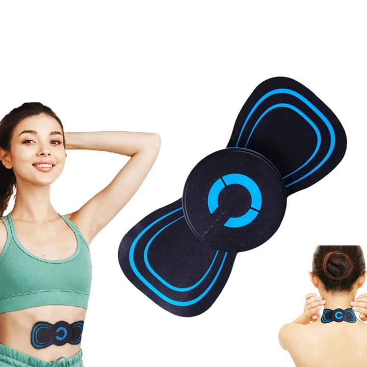 Microcurrent EMS Mini Massage Device Portable Electric Neck Massager for Pain Relief - FOFOPO