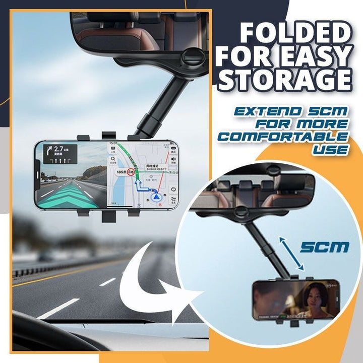 360 Degree Rotatable & Retractable Car Phone Holder Mount - FOFOPO