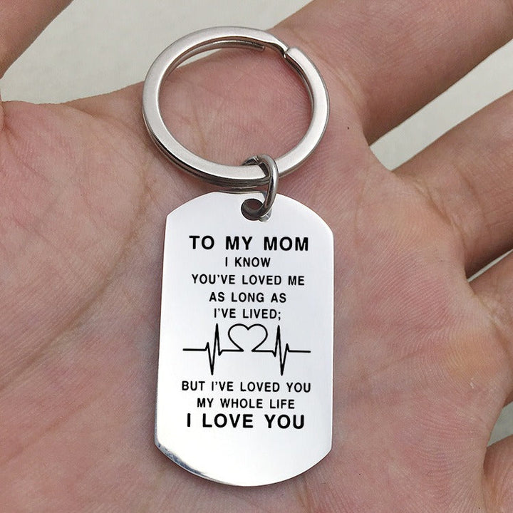 To My MoM - I've Loved You My Whole Life Keychain - FOFOPO