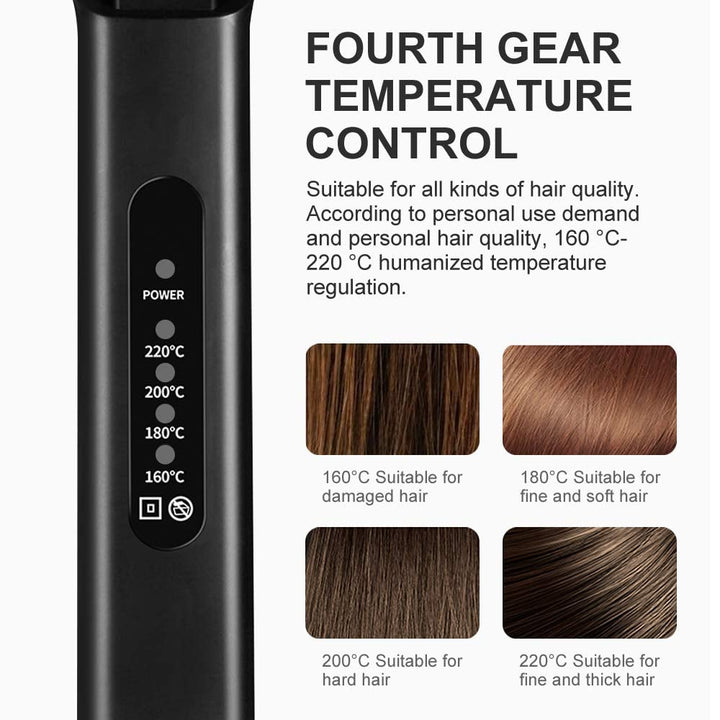 New Ceramic Tourmaline Ionic Flat Iron Hair Straightener - FOFOPO