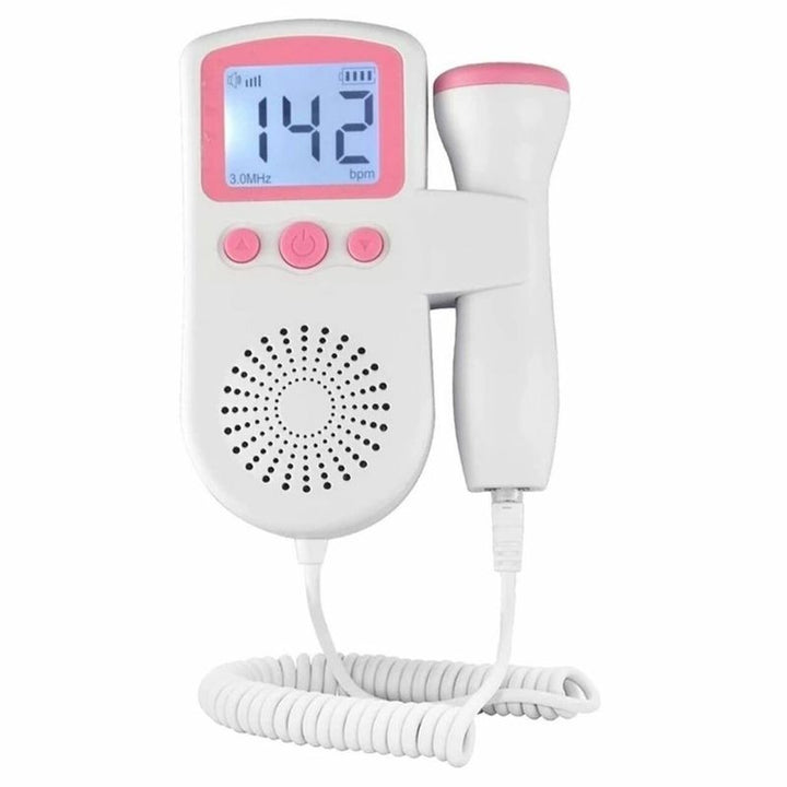 FETAL DOPPLER HEART RATE MONITOR HOME PREGNANCY BABY FETAL HEART RATE SOUND DETECTOR - FOFOPO