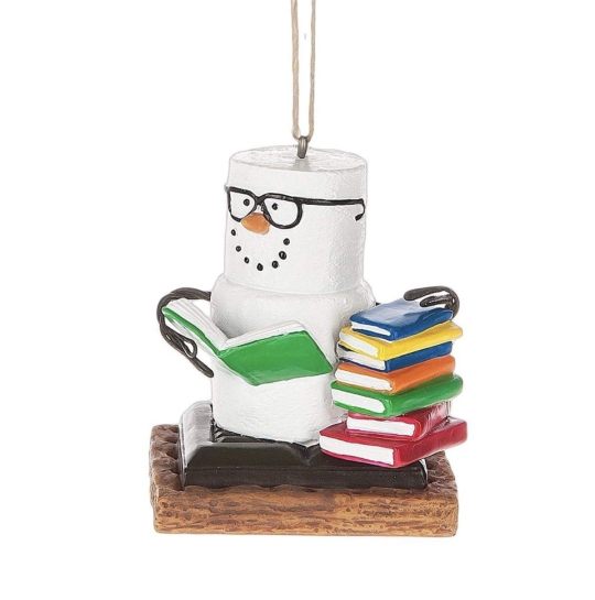 Book Lovers Heart Ornament - FOFOPO