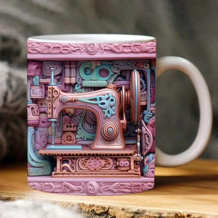 New 3D sewing machine mug - FOFOPO