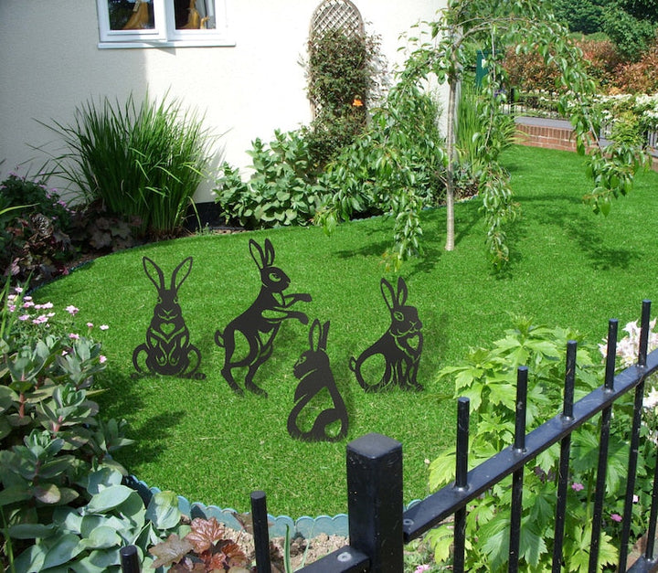 🐇Pre-Easter Promotion - Garden Metal Rabbit Yard Art🐇 - FOFOPO
