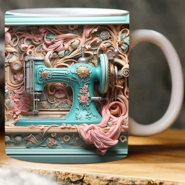 New 3D sewing machine mug - FOFOPO