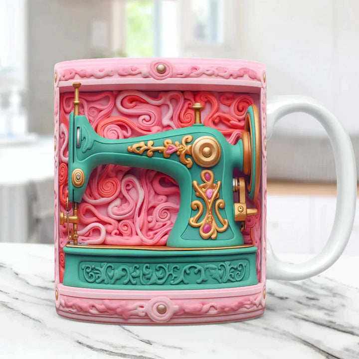 New 3D sewing machine mug - FOFOPO