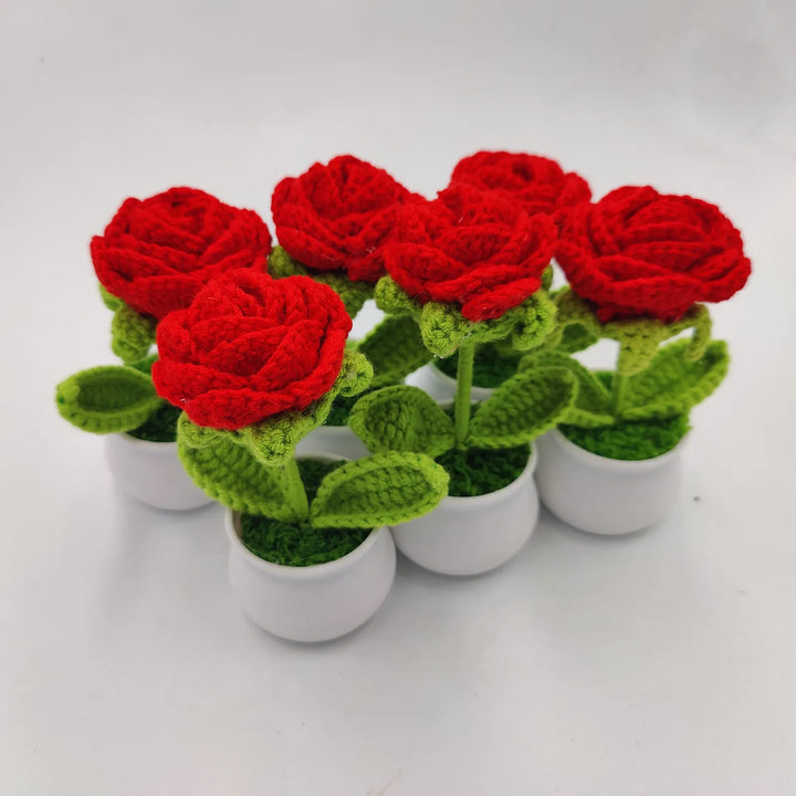 ✨Hand Knitted Mini Potted Plant(Garden Decoration)🌻 - FOFOPO