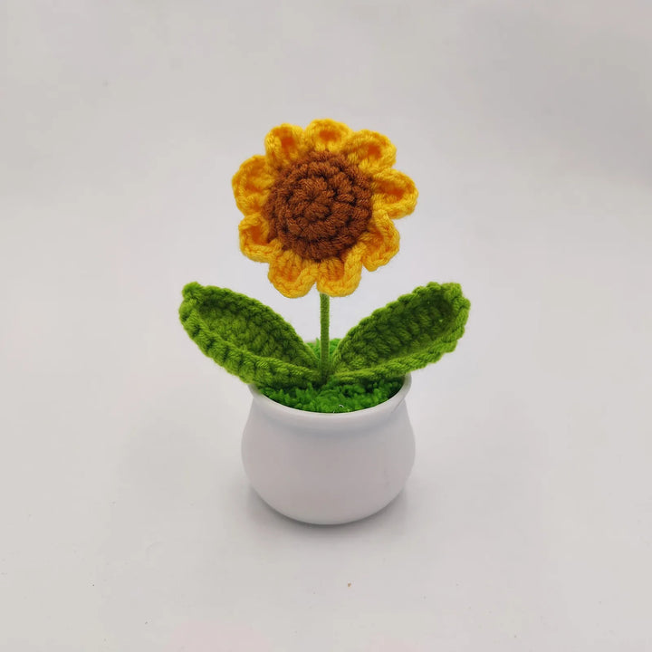 ✨Hand Knitted Mini Potted Plant(Garden Decoration)🌻 - FOFOPO