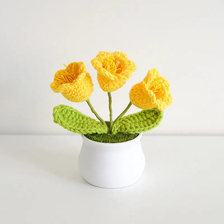 ✨Hand Knitted Mini Potted Plant(Garden Decoration)🌻 - FOFOPO